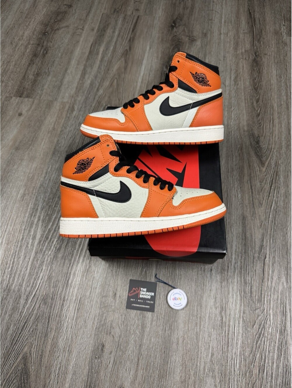 Size 4Y - Jordan 1 Retro Reverse Shattered Backboard (GS) CLEAN!